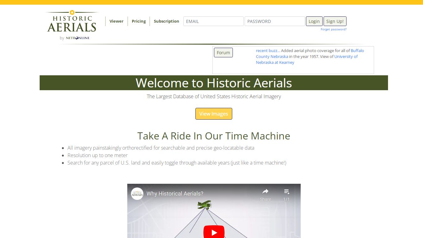 NETRonline: Historic Aerials